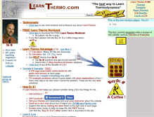 Tablet Screenshot of learnthermo.com